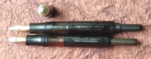 RRR LOT OF 2 RARE SMARAGD 1001 FÜLLFEDERHALTER VINTAGE FOR REPAIR CZECHOSLAVAKIA - Bild 1 von 11