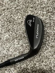 Maxfli Black Max Stainless 56/12 56° SW Sand Wedge Factory Graphite A-Flex RH - Picture 1 of 5