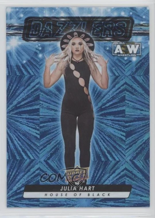2024 Upper Deck AEW All Elite Wrestling Dazzlers Blue Julia Hart #DZ-23 - Image 1 of 2