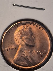 1955s Uncirculated RedWheat Penny 1943 Steel Wheat Penny 1892 Indian Head Penny  - Picture 1 of 10
