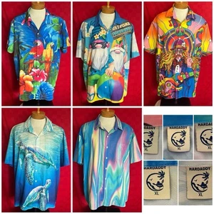 Menge 5 NEUE Hardaddy Marke Button Down Hemden Größe XL Jimmy Buffet Hawaii Hip - Bild 1 von 24
