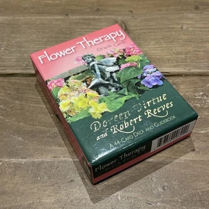 Flower Therapy Oracle Cards By Doreen Virtue 44 Cards & Guide Book - Foto 1 di 9