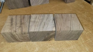 Cuenco de nogal negro en blanco, juego de 3 piezas 4,25 X 4,25 X 3,35" - Imagen 1 de 2