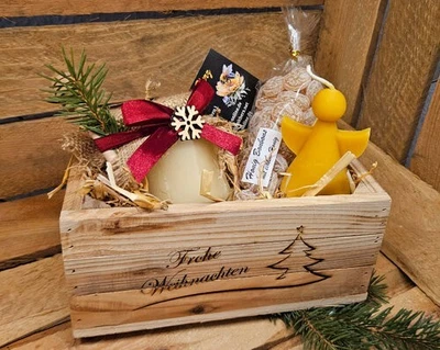 Honig Geschenkkiste direkt vom Imker, ein perfektes Weihnachtsgeschenk - Bild 1 von 4