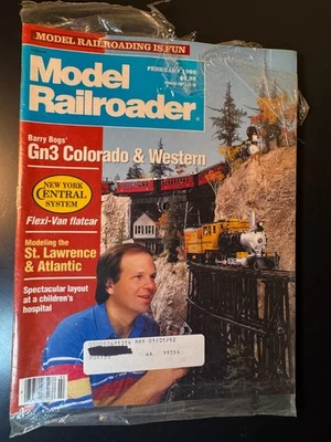 Model Railroader Magazine Febuary 1992 Vol. 59 No. 2 - Image 1 of 4