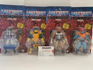 Masters of the Universe - Faker Evil Lyn Mer Man Fisto - Bundle (4) - Foto 1 di 5