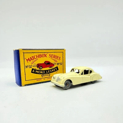 Matchbox Lesney 32a Jaguar XK140 weiß MW Boxed Regular Wheels - Bild 1 von 4