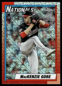 2025 Topps Update MacKenzie Gore 1990 Topps Baseball Chrome Silver Pack #U90C-36 - Picture 1 of 2