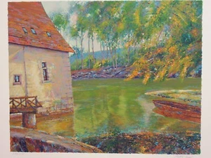 ANTON SIPOS - "SUMMERTIME" SERIGRAPHIE HANDSINIERT UND NUMMERIERT - Bild 1 von 6