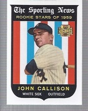 2001 Topps Archives Baseball Card #32 Johnny Callison 59