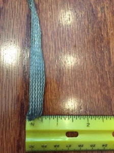 5 feet m812 Manhattan flat shield braid 1/2 inch flat width 384/36 strand - Picture 1 of 2