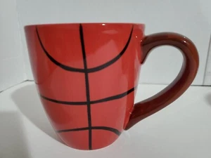 Burton + Burton Hand Painted Basketball Sports Coffee Mug - Picture 1 of 4