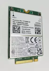 Tarjeta Dell Latitude T77W968.55 DW5829e Snapdragon X20 LTE 4G D172249 3X3VJ - Imagen 1 de 1