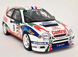 Otto 1/18 Toyota Corolla WRC Rally Catalunya 1998 Auriol Giraudet Model Car - Picture 1 of 8