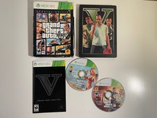 Grand Theft Auto V 5 Collector's Edition — Map, Manual, Code (Xbox 360 2013) GTA