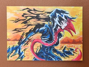Gwenom Marvel PSC Sketch Card by Alyssa Agra Spider-man Gwen Stacy - Picture 1 of 3