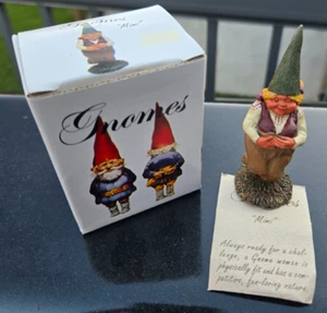Vintage Klaus Wickl Enesco Gnome Figurine 3.5" 1993 Mimi - Picture 1 of 1