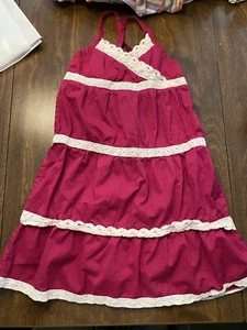 OLD NAVY Girls Spring/Summer Dress 5T Magenta Sundress Super Cute!! - Picture 1 of 4