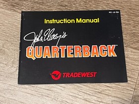 John Elway's Quarterback Instruction Manual Booklet Only Nintendo Nes Authentic