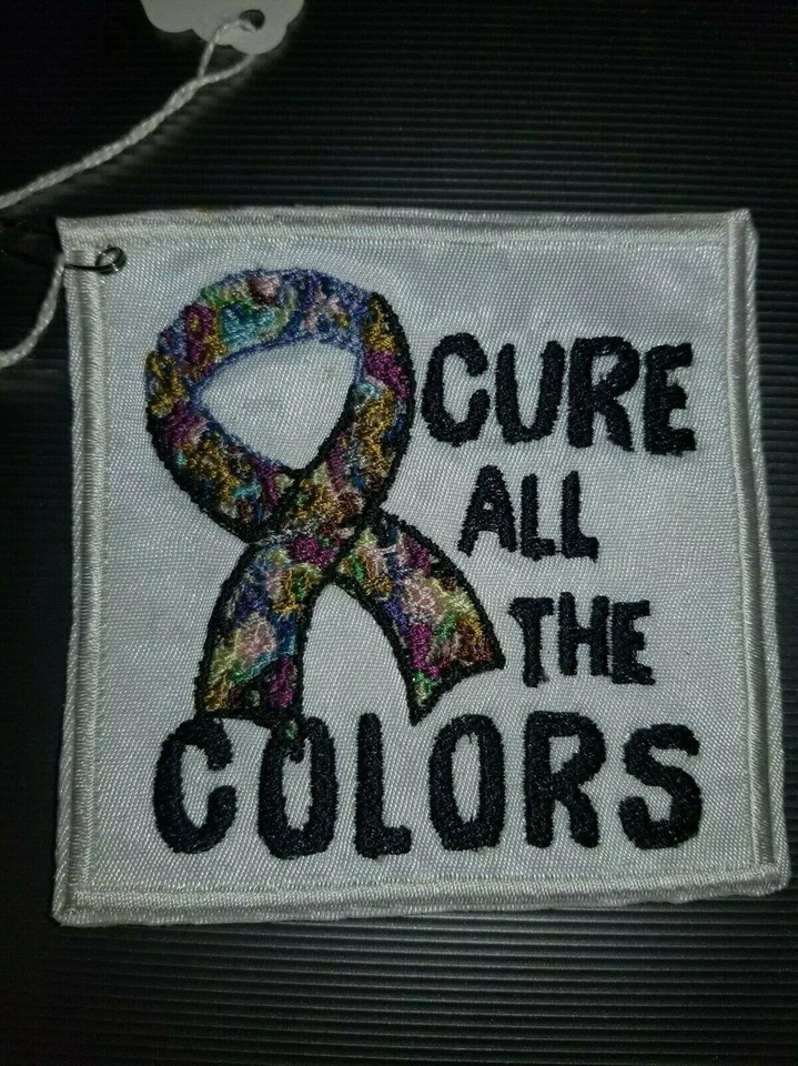 Cure All the Colors- Awareness - Iron On/Sew On Patch  10074 - Image 1 of 1