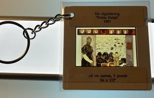 Ida Applebroog Modern American Art 35mm Slide Keychain - Picture 1 of 4