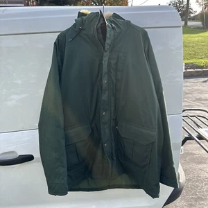 woolrich jacket mens X-large real Fur Green - Picture 1 of 5