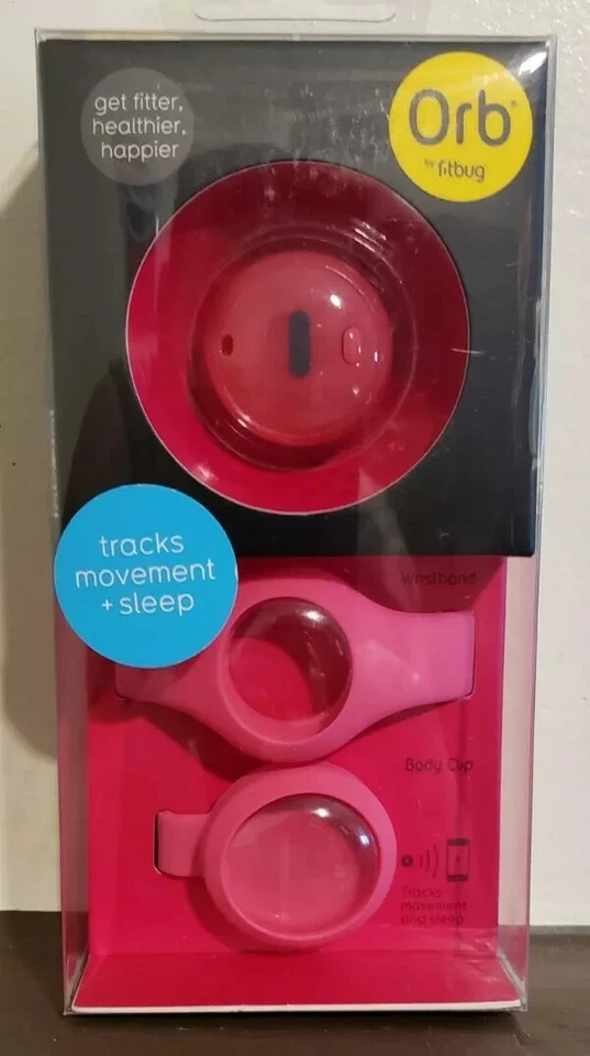 Fitbug Orb Bluetooth Activity Tracker FB929 Pink for iPhone / Samsung Galaxy FB9 - Image 1 of 1