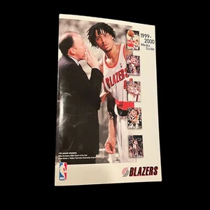 1999-2000 Portland Trailblazers NBA Basketball Media Guide - Picture 1 of 3