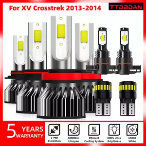LED Headlight License Plate Fog Light Bulbs Tailgate For Subaru Crosstrek 13-14 - Picture 1 of 21