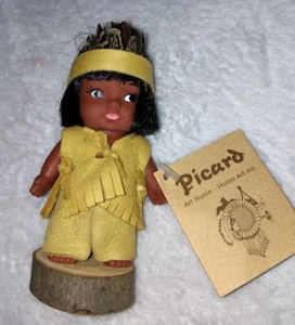 Native American n small IndiaPicard Art Huron Canada made pi card art hyu- long - Picture 1 of 5