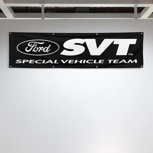 For Ford SVT Fans 2x8 ft Flag Birthday Gift Banner - Picture 1 of 1