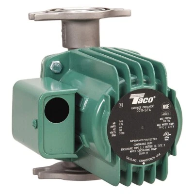 NEW Taco 0011-SF4 High Quality Stainless Steel Cartridge Circulating Pump - Image 1 of 3