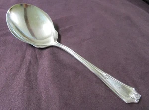 FAIRMOUNT 1911 Large Berry or Serving Spoon Rogers Silverplate ALK Monogram - Picture 1 of 3