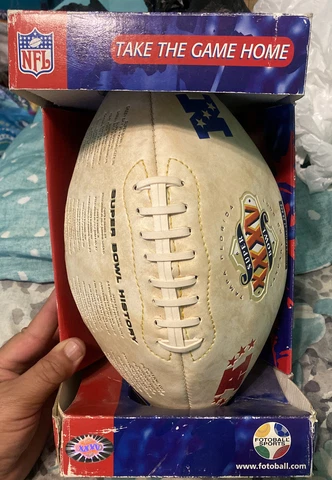 Vintage 2001 Super Bowl Xxxv 35 Limited Edition History Football New In Box Htf Cover
