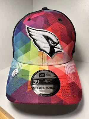 New Era 39Thirty Cap - CRUCIAL CATCH Arizona Cardinals Fitted Cap Hat Size L/XL - Image 1 of 4