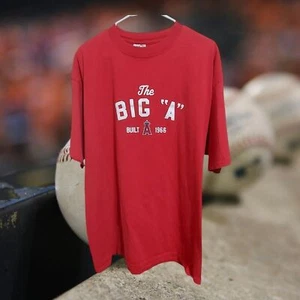 Vintage Majestic The Big" A" Los Angeles Angels MLB Size 2XL T-Shirt - Picture 1 of 5