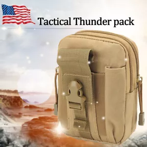 Bolsa Táctica Molle EDC Cintura Fanny Bolso de Cintura Militar Paquete Bolsillo - Imagen 1 de 18
