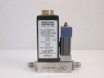 Unit UFC-1000, MFC, Mass Flow Controller, O2, 5 SLM, Used - Image 1 of 3