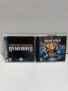 Bundle COMMAND & CONQUER GENERALS- 2 DISC- PC- CD-ROM - COMPLETE Code - Picture 1 of 8