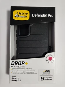 OtterBox Defender Series Pro Case for Samsung Galaxy S22 - Black - Zdjęcie 1 z 2