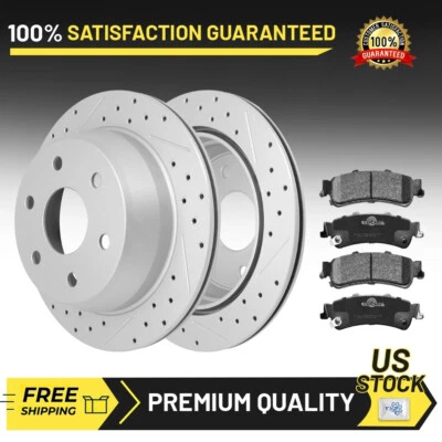 后钻开槽转子刹车片适用于吉姆西育空 Safari 1500 雪佛兰 Astro — 第 1/4 张图片