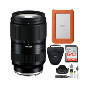 Tamron 28-75mm f/2.8 Di III VXD G2 Lens for E-Mount with 1TB Hard Drive Bundle