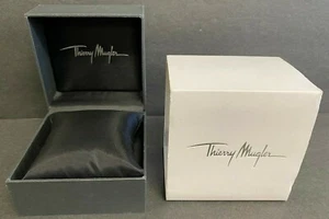 NEU THIERRY MUGLER AUTHENTISCHE LEERE EINZELHANDEL UHRENBOX AUFBEWAHRUNG/DISPLAY (MS) M - Bild 1 von 2