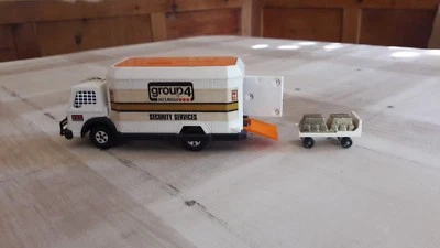 Matchbox Super Kings Security Truck K-19 Group 4 mit Goldwagerl M.i.England 1978 - Bild 1 von 4
