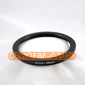 67mm-58mm 67-58 Step Down Filter Ring Stepping Adapter - Picture 1 of 1