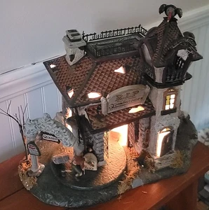 Dept 56 Halloween Riposa in Pace PIETRE TOMBALI opere animate Villaggio delle Nevi - Foto 1 di 19