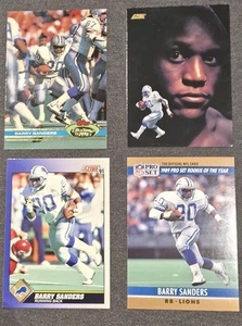 1990-1991 Barry Sanders Karten Lot - Stadium Club, Score und Proset  - Bild 1 von 2