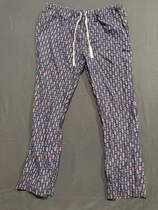 PANTALONES PIJAMA SALÓN MUJER VINEYARD VINES 100% ALGODÓN PATRÓN CASCANUECES Talla L - Imagen 1 de 7