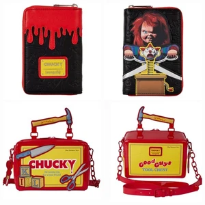 Loungefly Chucky Good Guys Tool Chest Crossbody Bag & Childs Play WALLET Horror - Picture 1 of 8