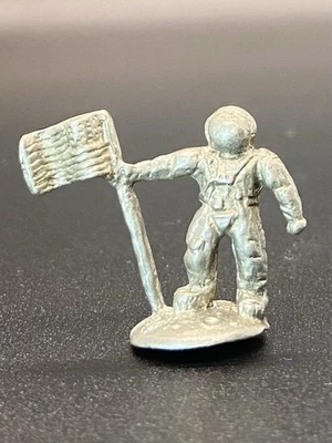 Space-Opoly Astronaut Token – Pewter Game Piece with Flag – Late for the Sky - Image 1 of 4